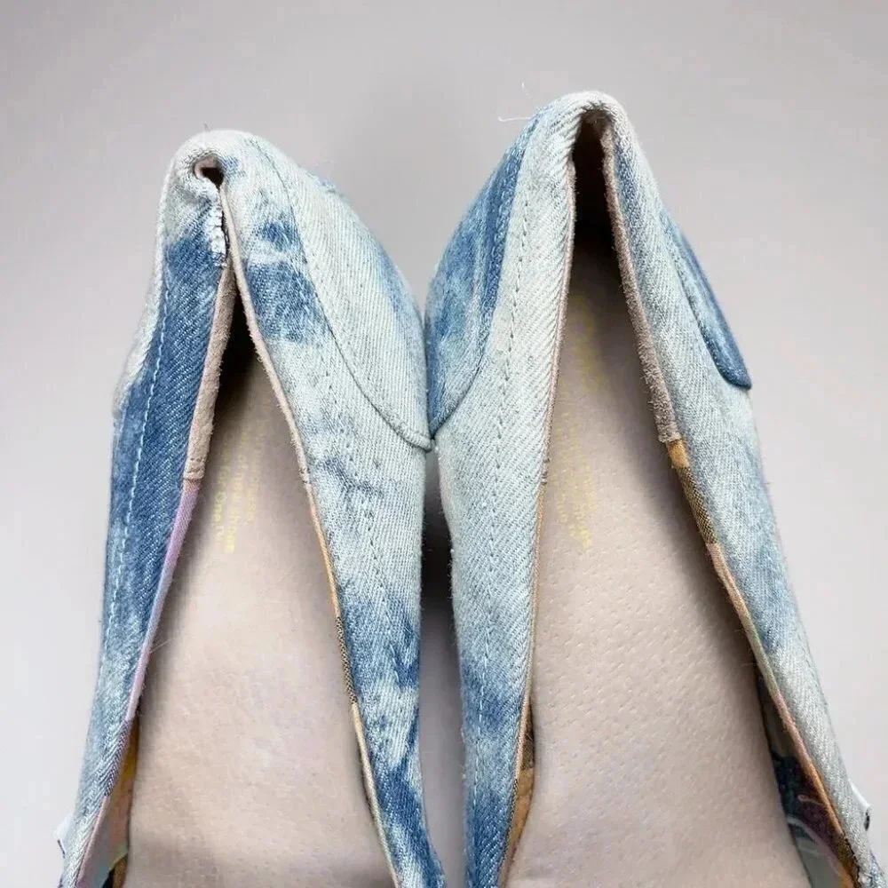 Toms Tie Dye Denim Espadrille